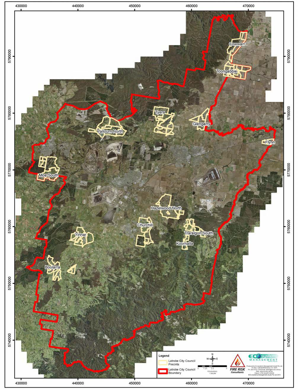 Municipal Bushfire Assessment and Rural Rezoning Project Map