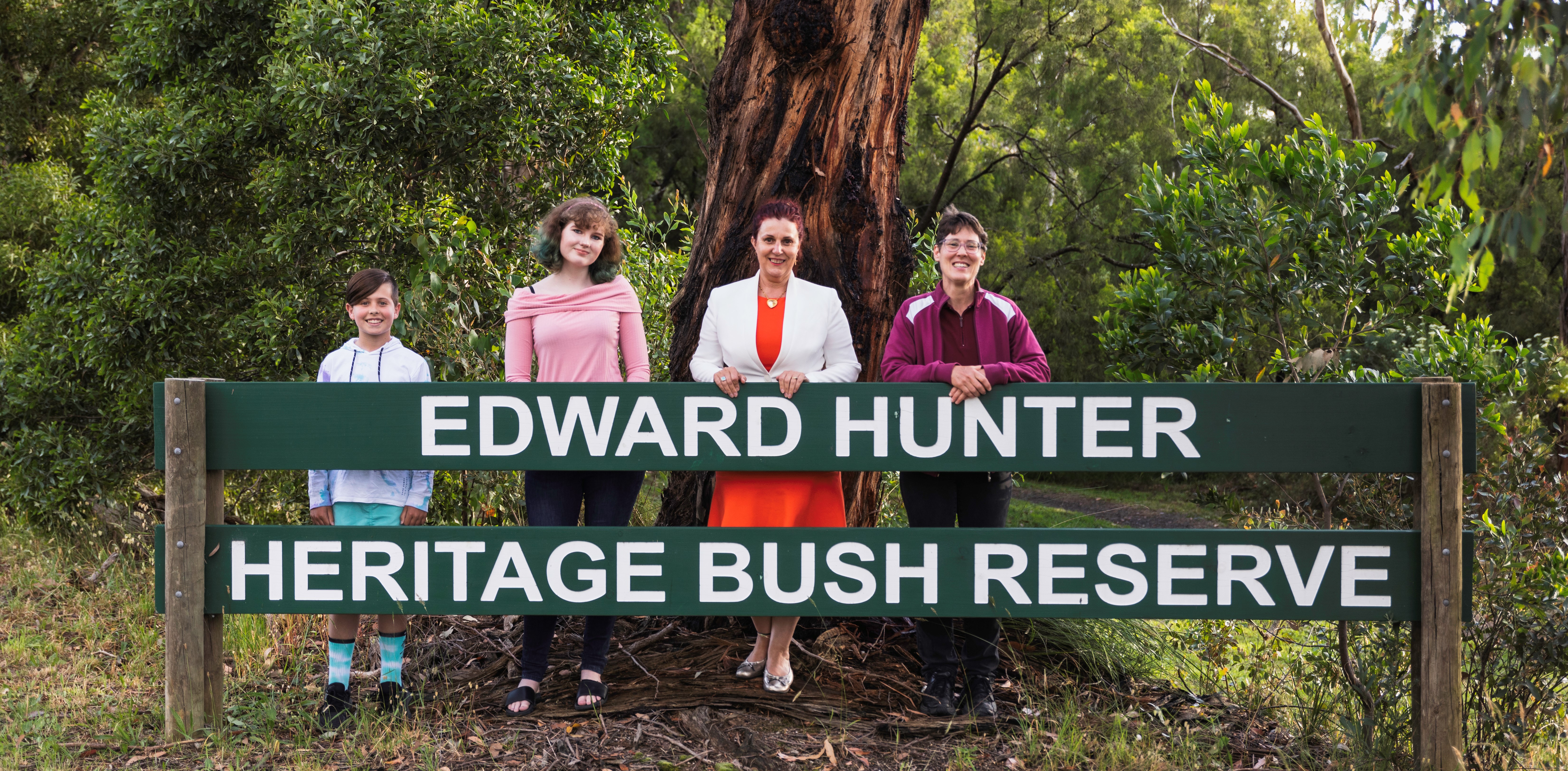 Mayor's Community Champion at Edward Hunter Reserve, Moe