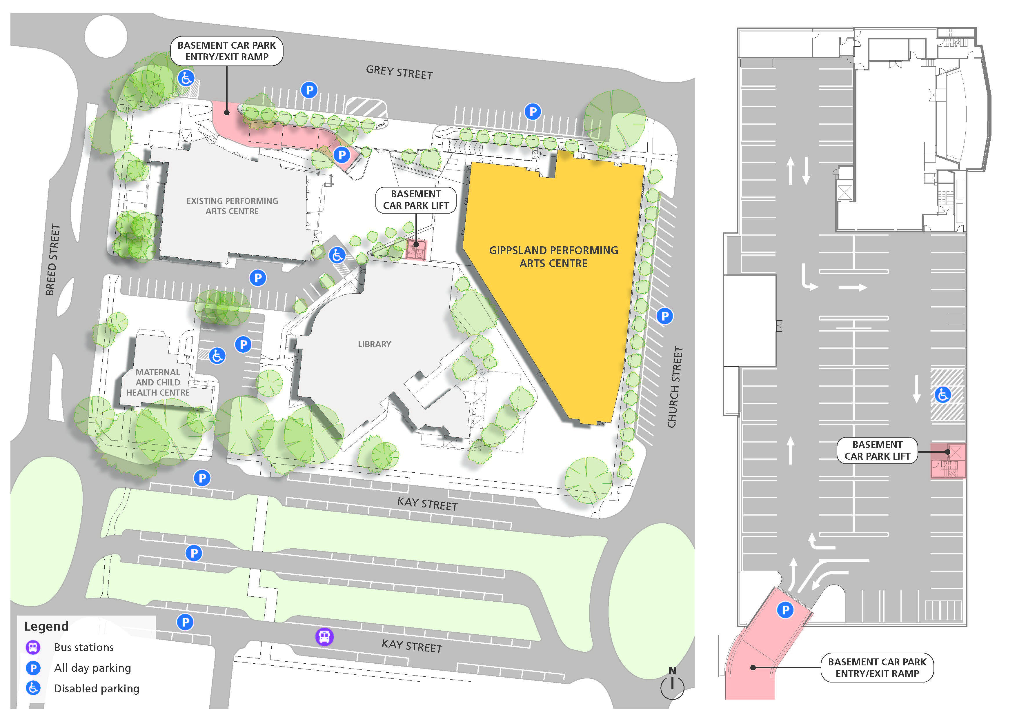 GPAC Parking Map