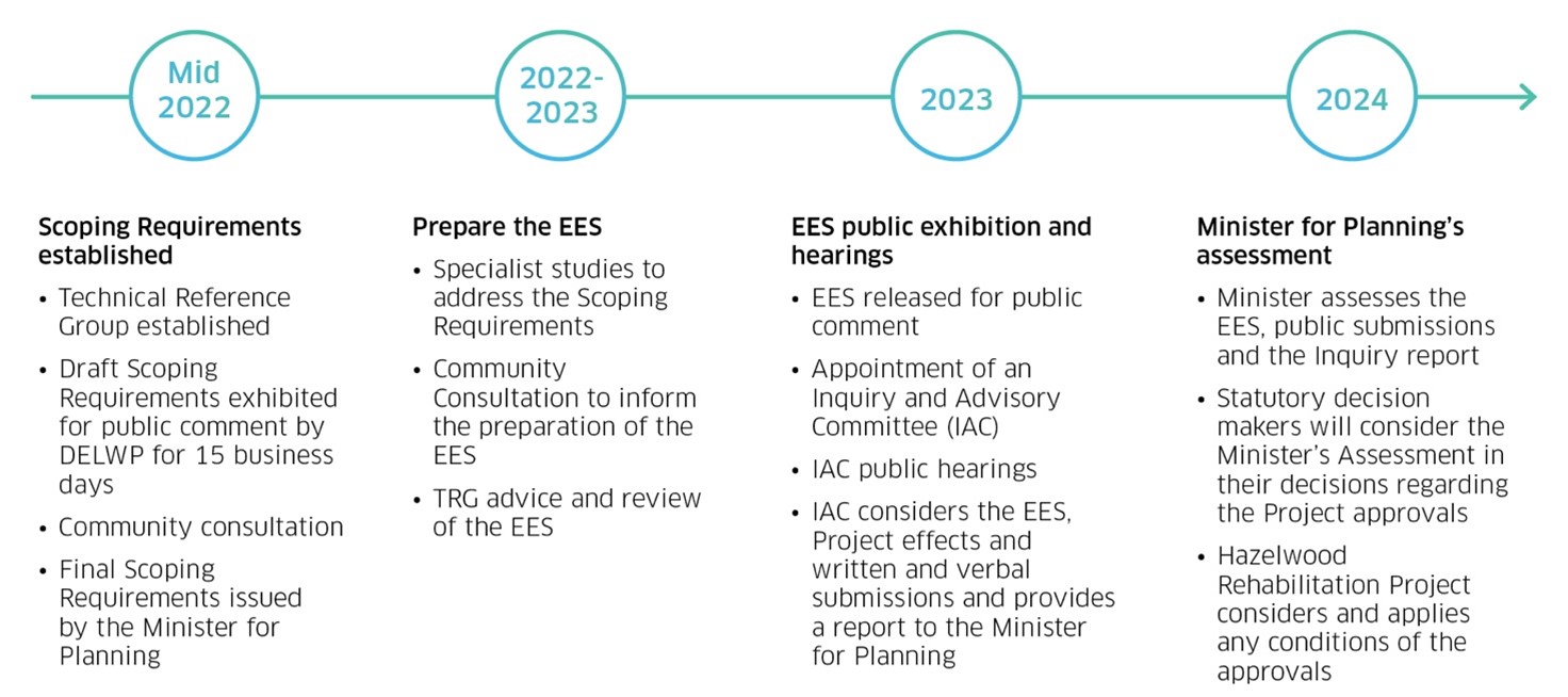 Process outline for Hazelwood EES