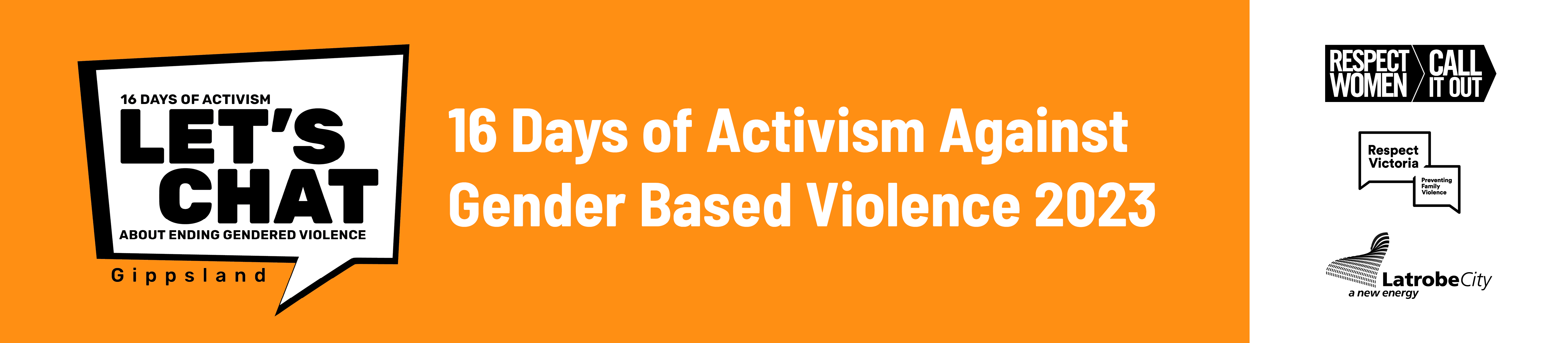 16 Days of Activism Against Gender Based Violence | Latrobe City Council