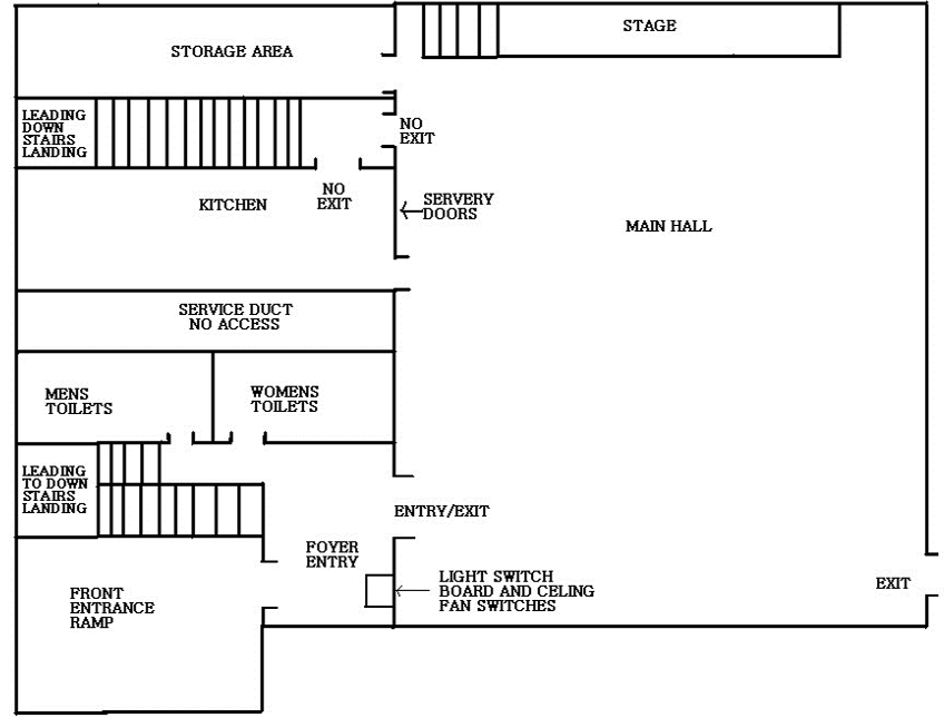 Churchill Public Hall Floor Plan