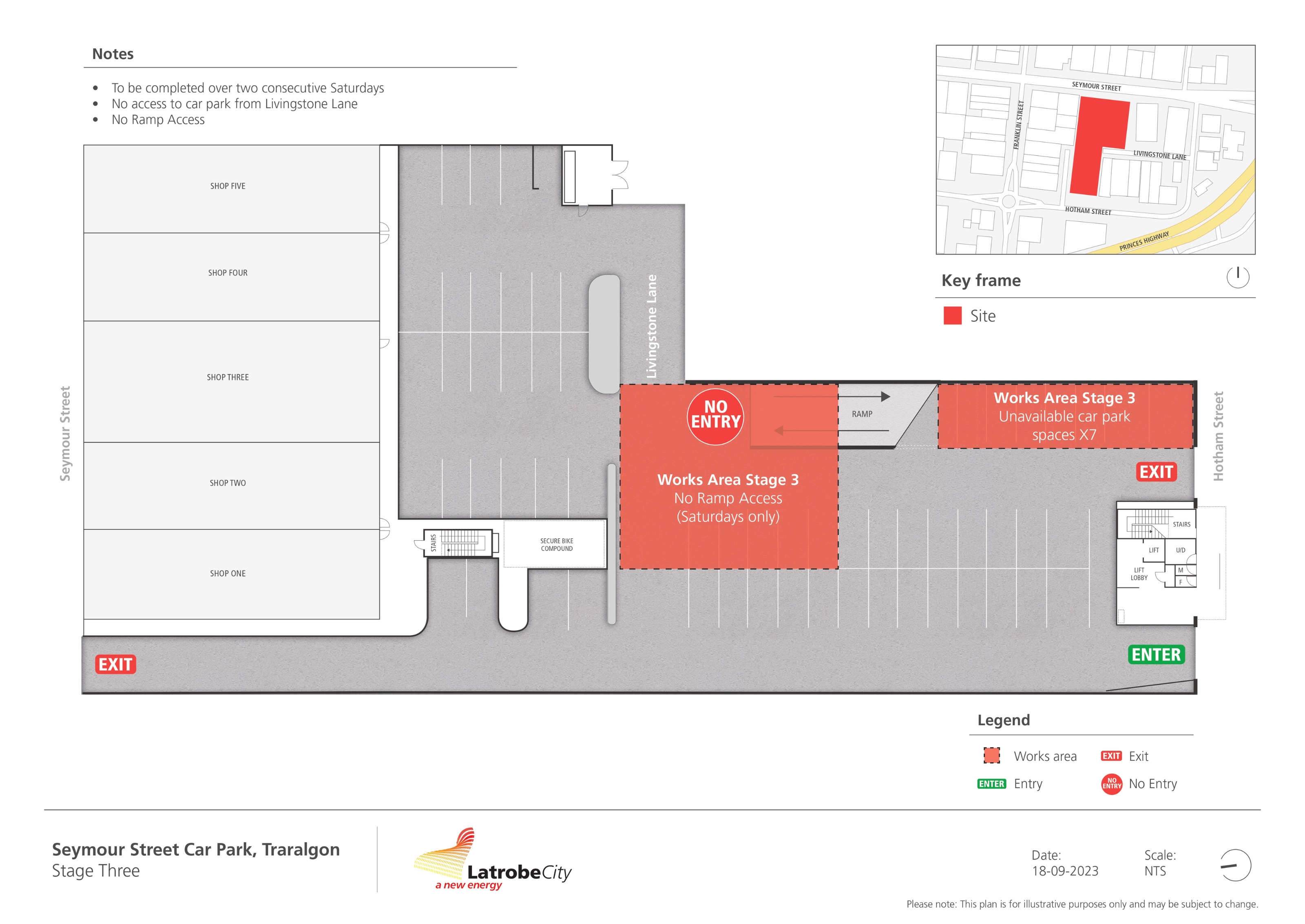 Seymour Street Car Park Upgrades Stage Three