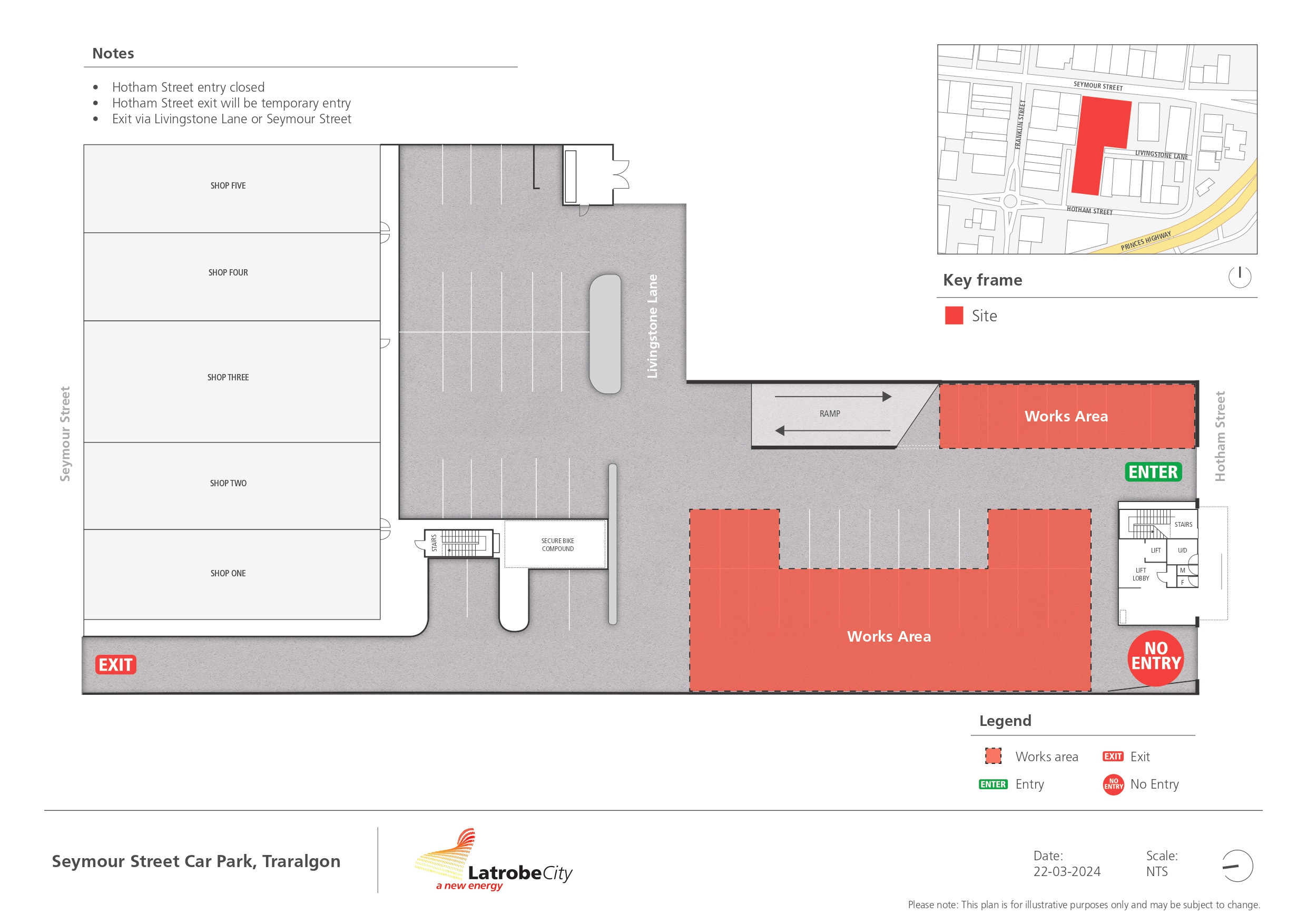 Seymour Street Car Park Upgrades Stage Six
