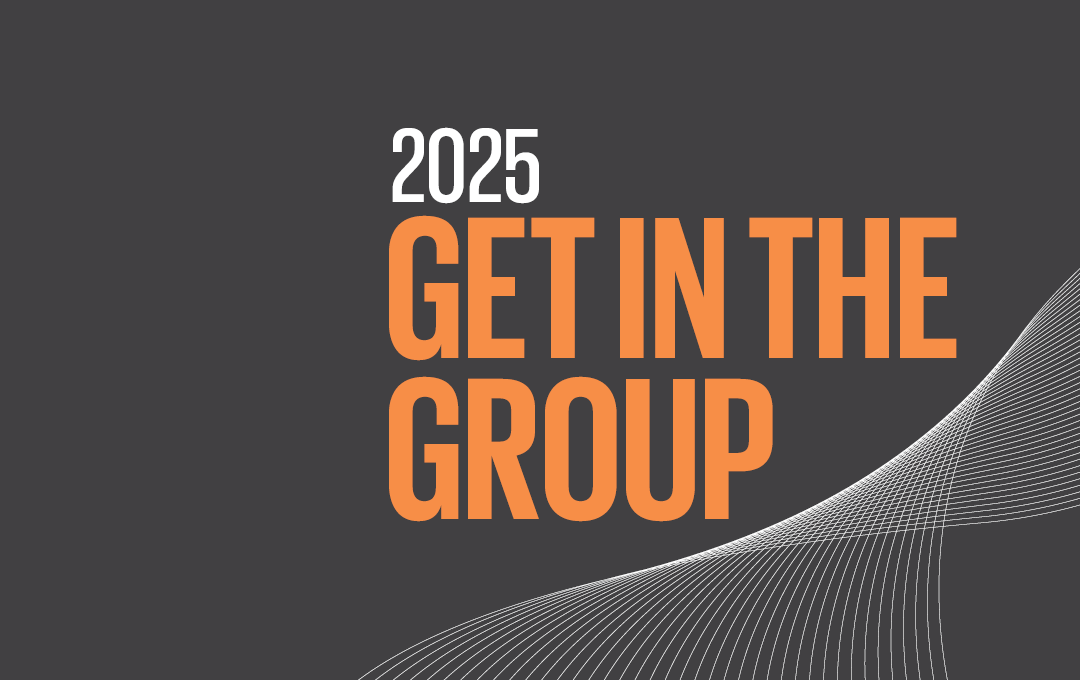 Get in the Group Mobile web banner
