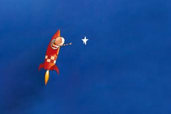 How to Catch a Star picture book illustration by Oliver Jeffers