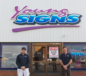 Made in Latrobe Icon Young Signs