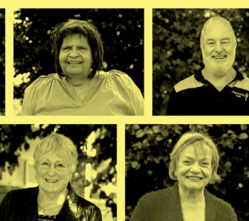 community faces older people