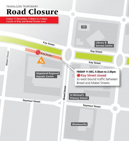 GRAC Road Closure Map