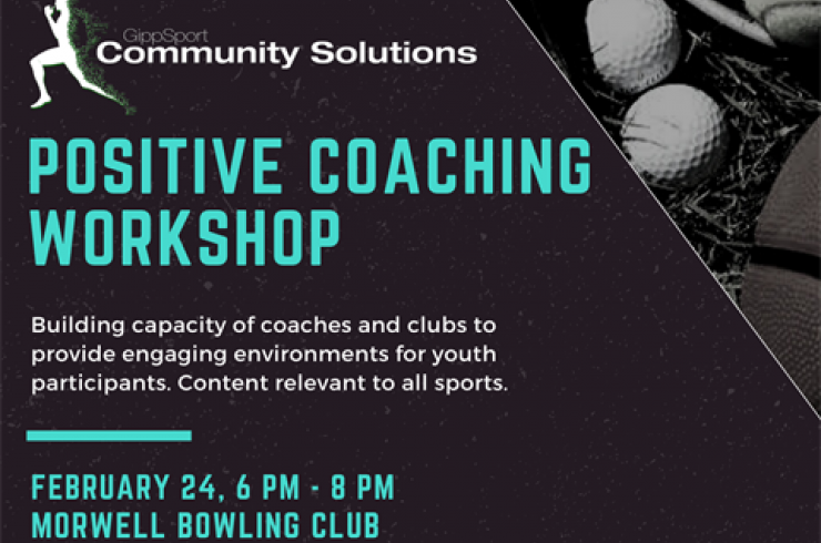 Positive Coaching Workshop event Banner