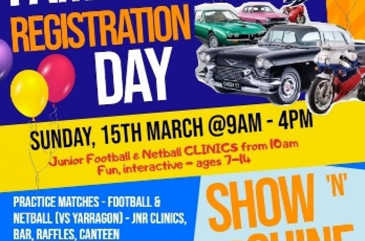Woodside Family Fun Day & Show 'n' Shine event poster