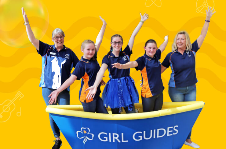 Curious and courageous girl guides and their leaders