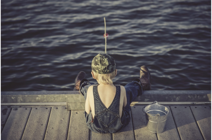Family fishing day
