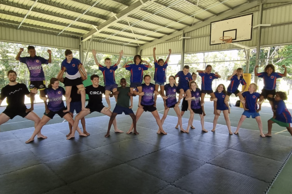 Acrobatics & Circus Fun Workshop Banner 