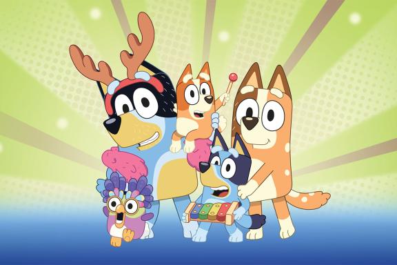 Bluey's Big Play the Stage show Banner (2)
