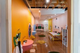 Photo of the Lane area in Latrobe Regional Gallery, a space for children to enjoy and create art