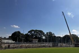 Image of construction for Traralgon Flood Recovery Stage 1 at Traralgon Recreation Reserve