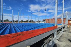 Image of construction for Traralgon Flood Recovery Stage 1 at Traralgon Recreation Reserve