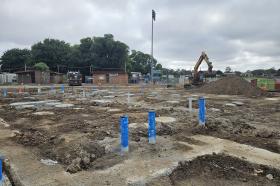 Image of construction for Traralgon Flood Recovery Stage 1 at Traralgon Recreation Reserve